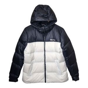 Marmot Guides Down Puffer Jacket Hooded 700 Fill Ski Gorpcore Womens Small